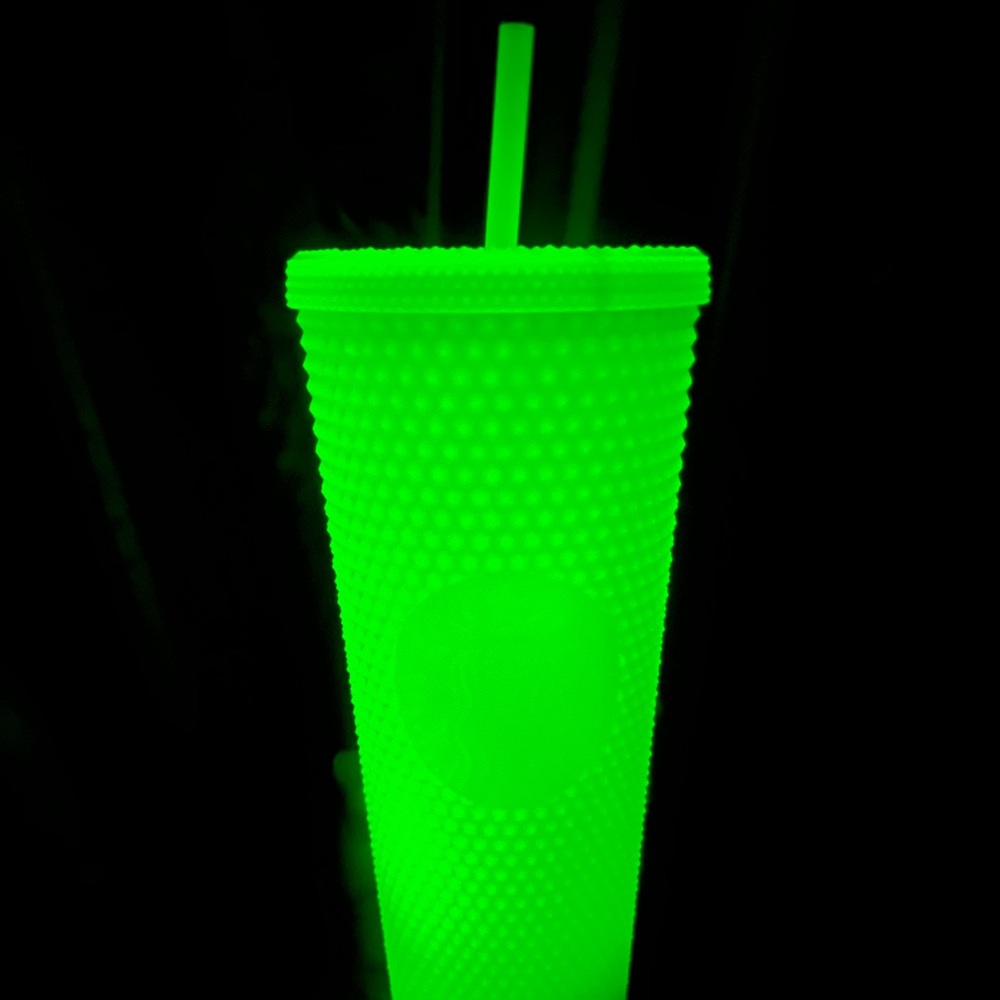 Glow Starbucks Studded Yellow Cup